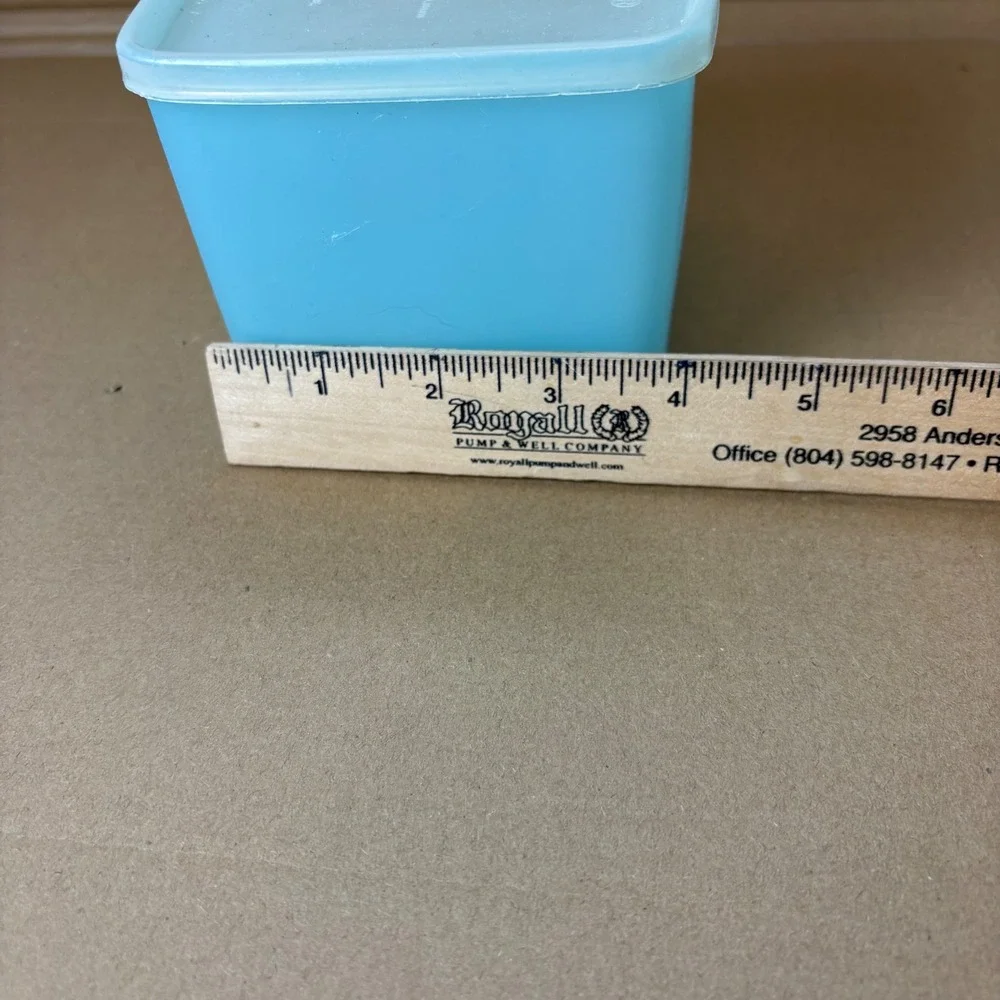 Tupperware light blue